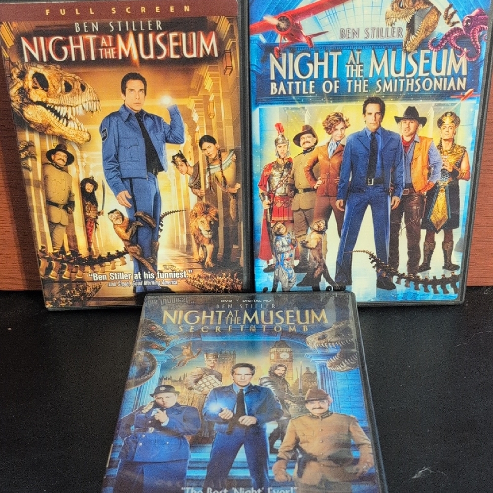 Night At The Museum Series DVDs